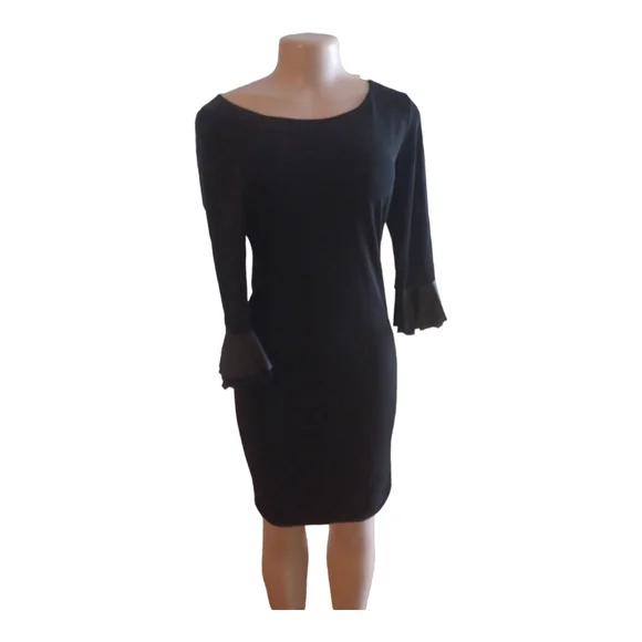 alice and olivia black midi dress Simple Black Sleeveless Elegant Long Prom Dress main image 0